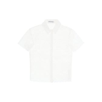 셀프포트레이트 [SELF PORTRAIT] Short sleeve shirts SS24 141TA W WHITE