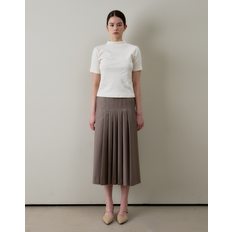 PLEATS SKIRT COCOA 플리츠 스커트 코코아