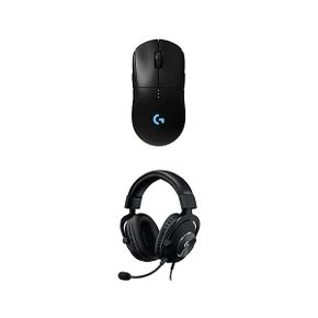 미국 로지텍 G 마우스 Logitech Pro X Gaming Headset with Blue VO!CE Technology Bundle Wirel