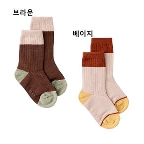 AK원주점 밍크뮤 컬러블럭골지단말택일  36A148100481005
