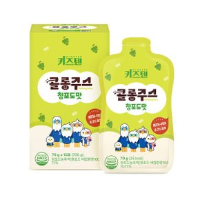 콜롱주스 청포도맛 유아 어린이 비타민 과채 주스 사과/배/홍삼/대추 70g x 30포 1박스