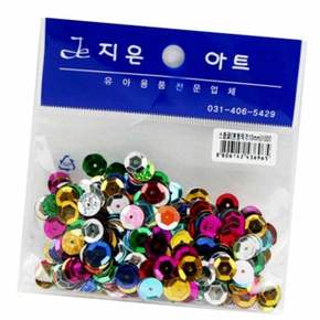 원형육각 10mm 목걸이부자재 게시판꾸미기 클레이아트