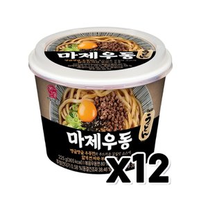 본고장 한일 마제우동 즉석용기면 225g x 12개