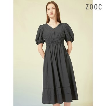 ZOOC 볼륨 스모킹 원피스 DG_Z232MSE016