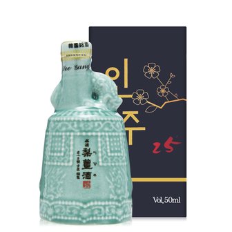  조정형명인 전주 이강주 미니어쳐 종 25도 50ml