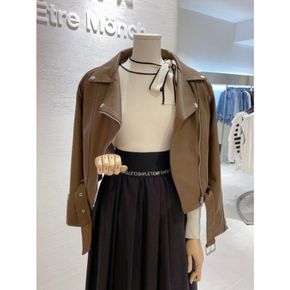 크롭 라이더자켓(GO9JK015F)[34652313]
