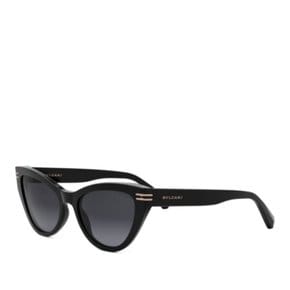 [해외배송] 불가리 캣아이 그라디언트 렌즈 선글라스 BV40048I 01B BLACK 54