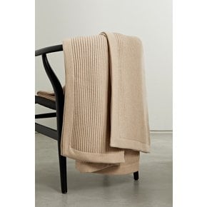 Ribbed Cashmere Throw 샌드 25458910982000559