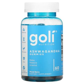  미국직구 Goli Nutrition 골리뉴트리션 아슈와간다 구미 믹스베리맛 60구미