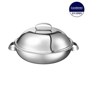 [쿡에버] Cook304 통3중 웍 28cm (스티머 포함)[29974599]