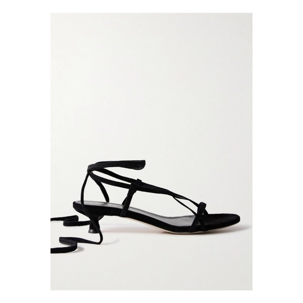 에이디 페이지 스웨이드 샌들 블랙 1647597332479099