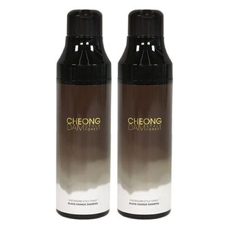 청담스타일 포레스트 블랙체인지 샴푸 XP 200ml (자연갈색) x 2개