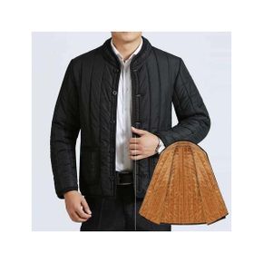 남성 블랙 융기모 깔깔이 점퍼 DMG CA QOH04567968_P435329367
