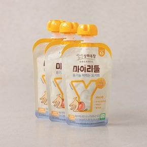 유기농 마이리틀 요거트 사과&바나나 255g (85g*3)