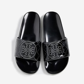 더블 티 풀 슬라이드 샌들 158656-007 Tory Burch Double T Pool Slide