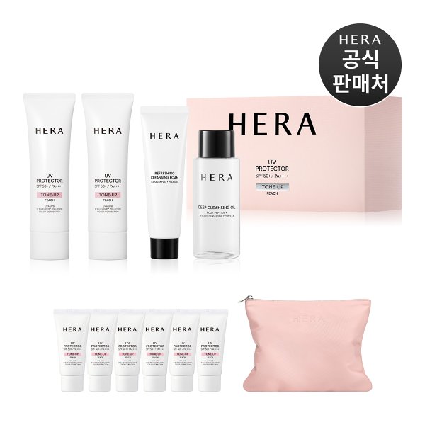 [단독]NEW UV 프로텍터 톤업 피치 듀오 세트