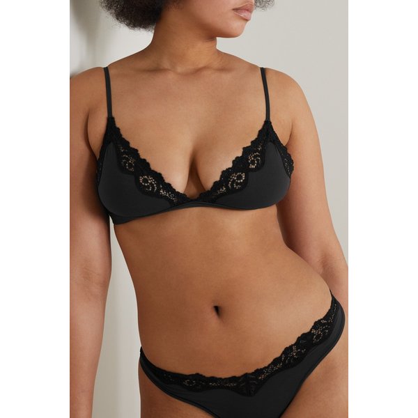 스킴스 피츠 에브리바디 레이스 트리밍 스트레치 트라이앵글 브라렛 오닉스 1647597296511139