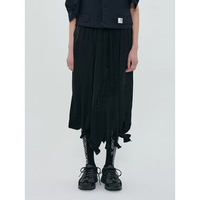 Hanging Tied Ribbon Skirt_R0KAS24209BKX