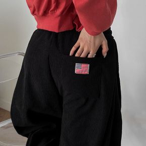 자체제작 코듀로이 사이드핀턱 패치 팬츠 mb 8062c_P409850957