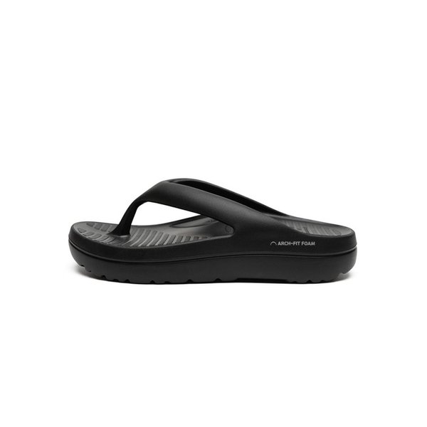 아치-핏 폼 플립플랍 마스블랙