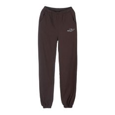 H&W CLUB SWEATPANT CHOCOLATE WHITE H&W 여성 스웻팬츠