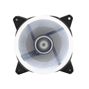 더블링팬 120 화이트 시스템쿨러 120mm 저소음 쿨링팬