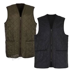 NA 퀼트 베스트 MLI0002 BARBOUR QUILTED WAISTCOAT ZIP-IN LINER