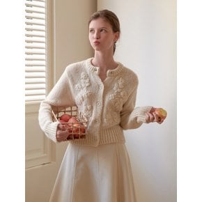 Marshmallow knit cardigan (beige)