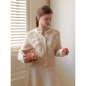 Marshmallow knit cardigan (beige)