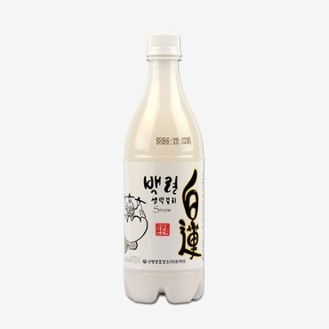 신세계 우리술 백련 생막걸리 스노우 6도 750ml