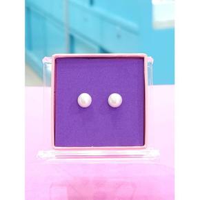 로뎀 세이브존05 천연 담수진주 은침 귀걸이(6mm) RRDB24020179 (S15643844)