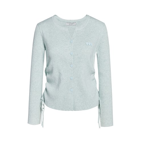 JJ지고트 사이드 셔링 하트와펜 V넥 니트  GS3N1PO351