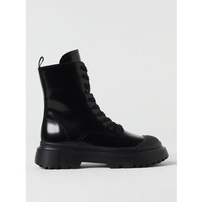 호건 Hogan H619 combat boots in brushed leather HXW6190EO40RWW TP63026794 66605935