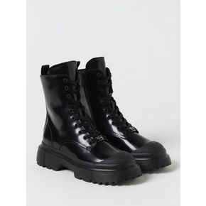 호건 Hogan H619 combat boots in brushed leather HXW6190EO40RWW TP63026794 66605935