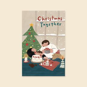 크리스마스카드 CHRISTMAS TOGETHER