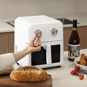 속이 보이는 미니 에어프라이어 6L 화이트 LCZ5400WT