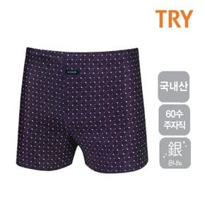 언더웨어 TRY 60수 주자면 남성 트렁크 사각팬티 남자속옷 110