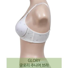 프린토리 사랑스러운 러브 패턴 3단계 주니어 브라 A컵 SW2104-0150 (S40883589)