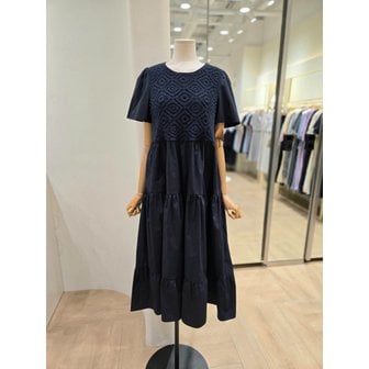 플라스틱아일랜드 [부산점] 배색 크로세 원피스(PQ2WO486)