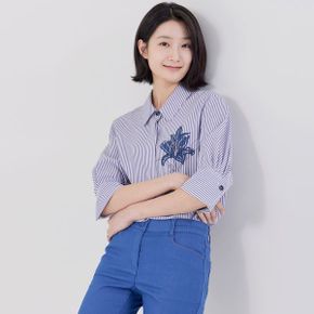 2컬러 런던 빅플라워 셔츠 LCWSP321_P418235358
