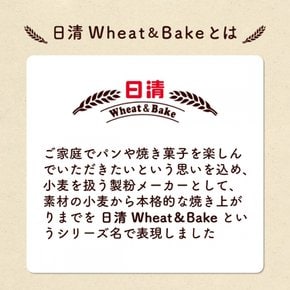 닛신 Wheat & Bake 저 탄수화물 팬 믹스 900g