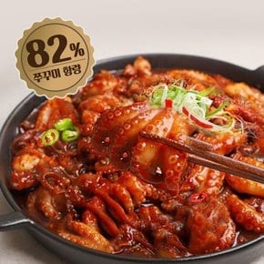 [6팩] 양념 쭈꾸미 볶음 500g 간편조리용밀키트 오대양씨푸드
