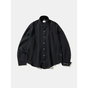Crepe Beach Cover-Up S178 Shadow Black