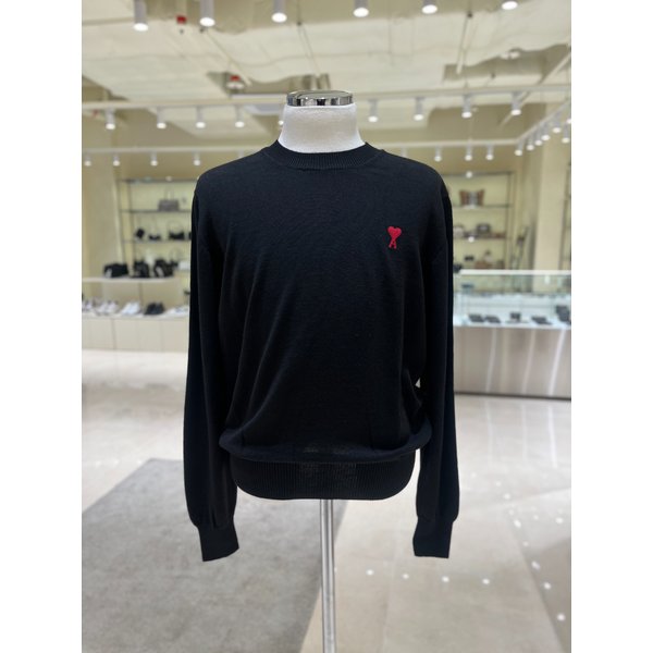 [부산점] 공용 체인스티치 하트 로고 메리노 울 니트 BFHKS111-KN0025-001