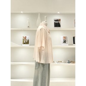 [여주점] 여성 카라넥 플리츠 블라우스 (L262MSC081)