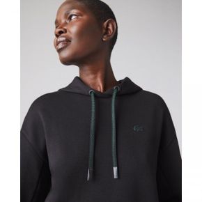 4655610 Lacoste Cropped Hoodie - Black