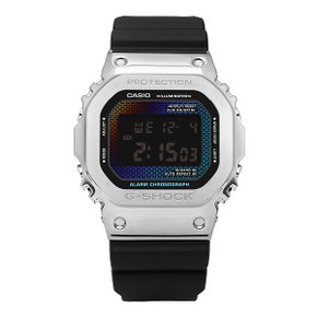 GM-5600RW-1DR 5600시리즈 디지털 스퀘어 스포츠 군인 무지개 벽돌 남성 우레탄시계