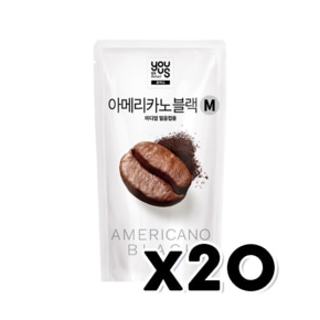 유어스 아메리카노 블랙 M 아이스파우치음료 230ml x 20개