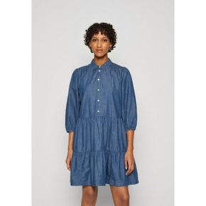 4144841 GAP TIER MINI DRESS - Denim dress medium wash