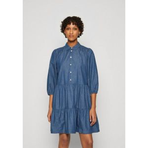 갭 4144841 GAP TIER MINI DRESS - Denim dress medium wash